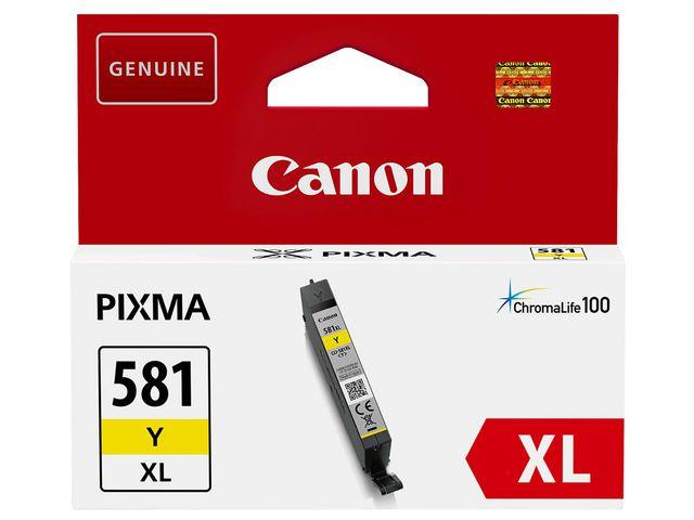 157121  2051C001 Blekk CANON CLI-581XL Gul Pixma | Blekkpatron | Farge