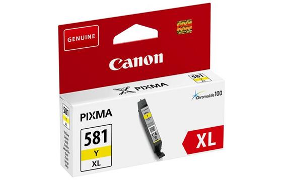 157121 Canon 2051C001 Blekk CANON CLI-581XL Gul Pixma | Blekkpatron | Farge