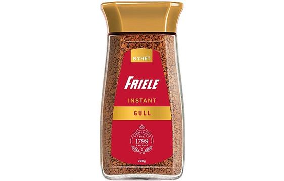 153148 Friele 4041358 Kaffe FRIELE instant Gull glass 200g 