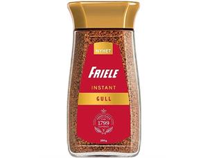 Kaffe FRIELE instant Gull glass 200g 