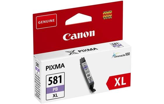 157122 Canon 2053C001 Blekk CANON CLI-581XL Foto Cyan/Bl&#229; Pixma | Blekkpatron | Farge