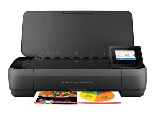 9419479 HP CZ992A HP Officejet 250 Mobile Printer A4 Mobile All-in-One-Multifunksjonsskriver
