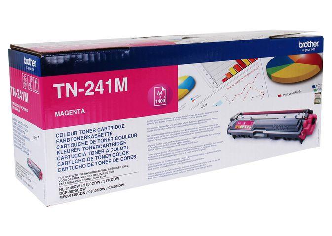 117422 Brother TN-241M Toner BROTHER TN241M Magenta/R&#248;d Magenta/R&#248;d toner