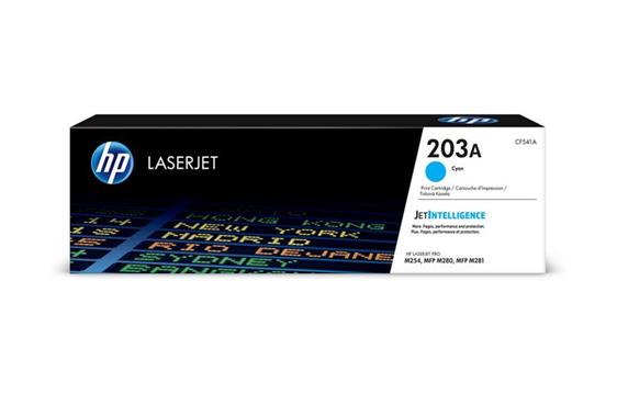 157230 HP CF541A Toner HP CF541A 203A 1.3K Cyan Pro M254 | Pro MFP M280 | Pro MFP M281