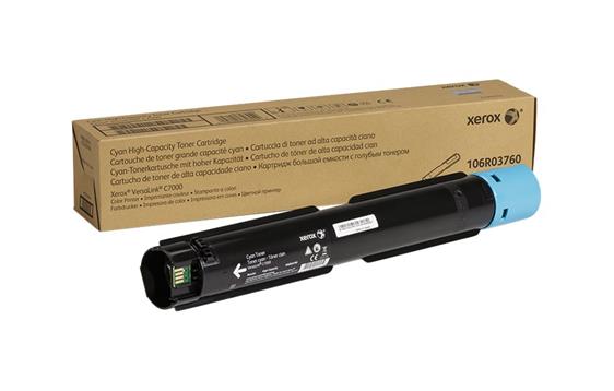 106R03760 Xerox 106R03760 Toner Xerox VersaLink C7000/DN | C7000/N Bl&#229;/Cyan | 10.100 sider | H&#248;ykapasitet