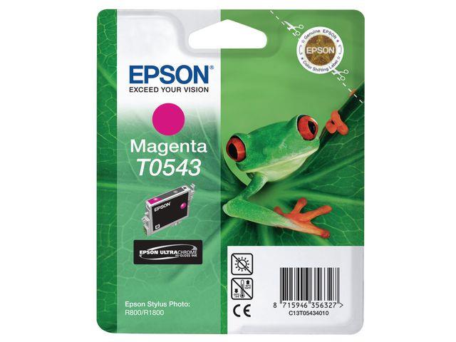 1038210 Epson C13T05434010 Blekk EPSON T0543 Magenta/R&#248;d C13T05434010 | Blekkpatron