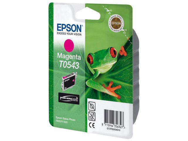 1038210 Epson C13T05434010 Blekk EPSON T0543 Magenta/R&#248;d C13T05434010 | Blekkpatron
