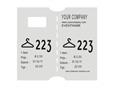 9417149  LMS08 Garderobebilletter til CoatcheckOneFive hvite garderobelapper (4.550 stk)