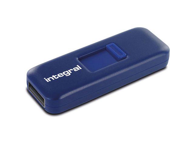 155583  INFD16GBSLDBL3.0 Minne INTEGRAL USB Slide USB 3.0 16GB USB Minne | 16 gb | USB 3.0