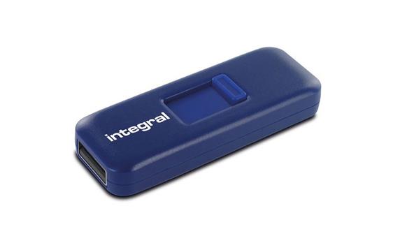 155583  INFD16GBSLDBL3.0 Minne INTEGRAL USB Slide USB 3.0 16GB USB Minne | 16 gb | USB 3.0