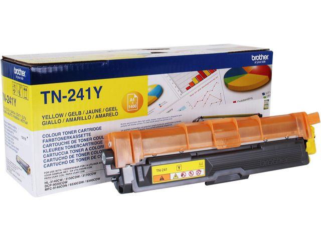 117423 Brother TN-241Y Toner BROTHER TN241Y Gul/Yellow Gul/Yellow toner