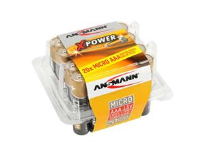Alkaline X-Power batteri AAA/ LR03 / 1,5 AAA batteri med høy ytelse | pakke 20stk 