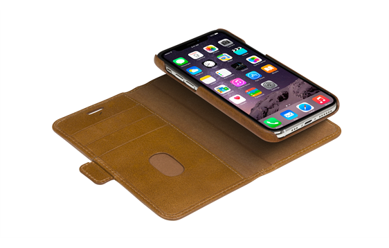 9430393 Dbramante LYXIGT001098 Dbramante1928 iPhone 11 Pro Wallet Lynge Lommebok og mobildeksel i ett | Tan