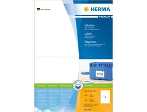 Etikett HERMA premium A4 210x148mm (200) 