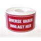 9425592 403356 Etikett &quot;Diverse varer innlagt&quot; (500) 110 x 55 mm | Varseletikett