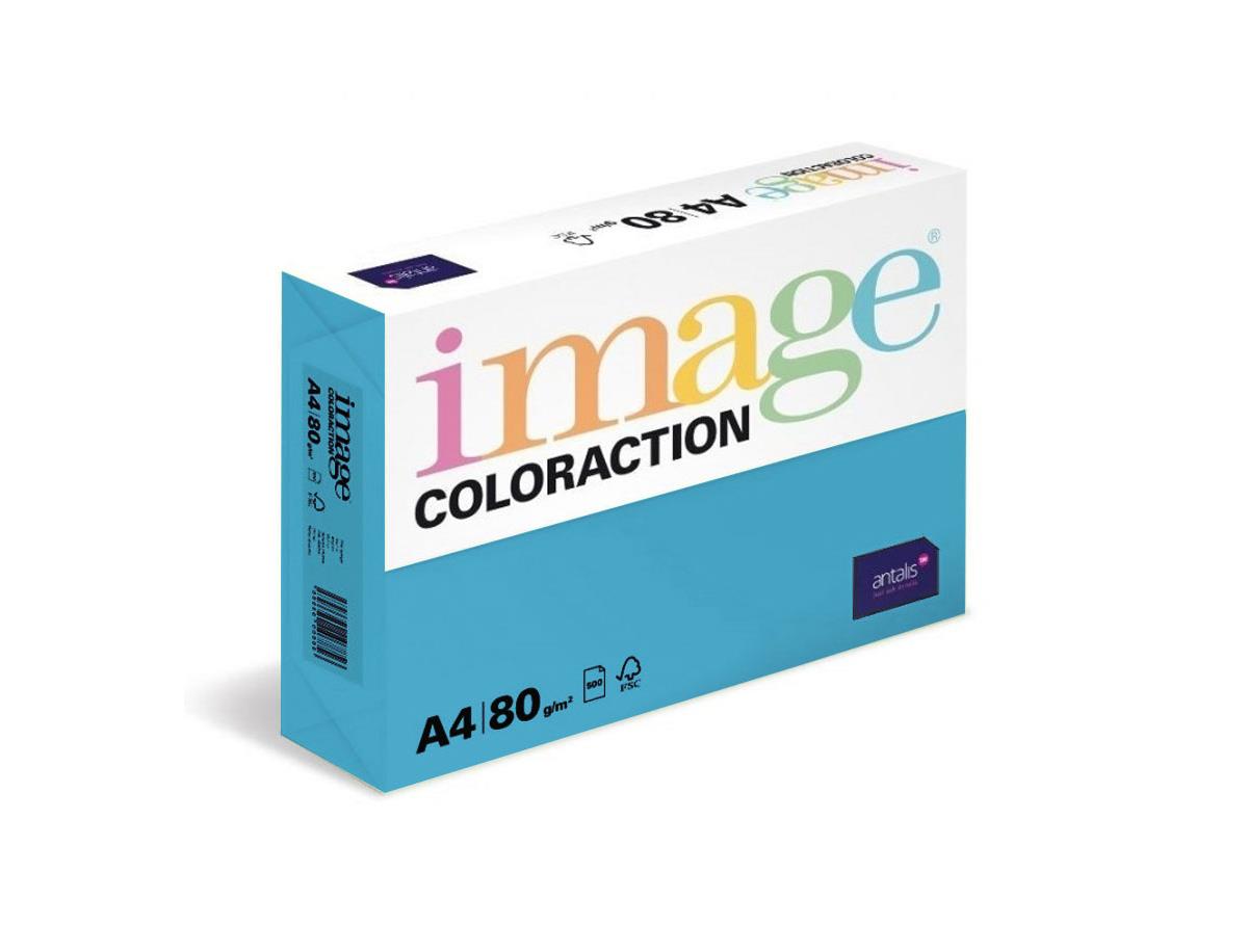 9428523   Image Coloraction Bl&#229; A3, 80 gr Farget kopipapir (500 ark pr pk)