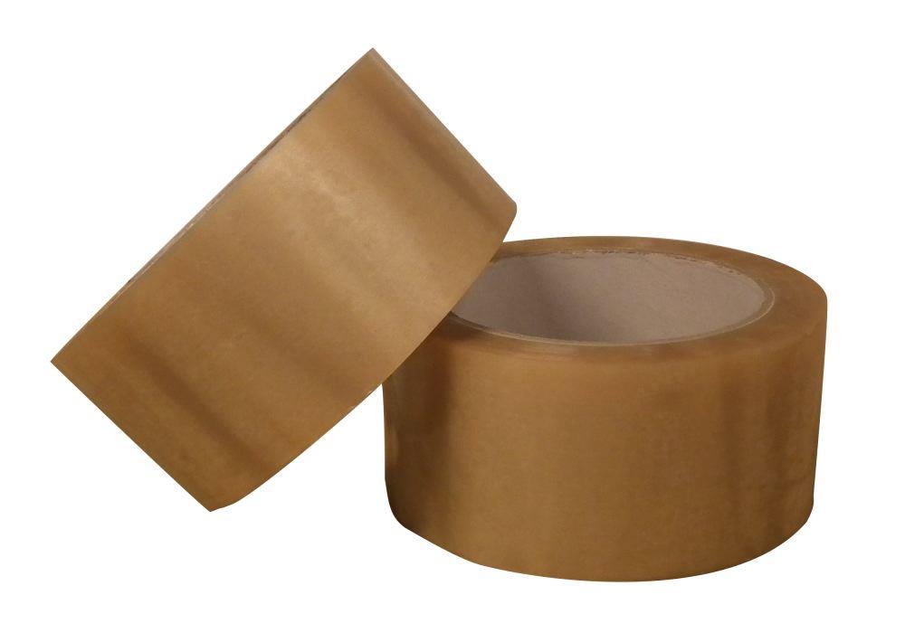 9425021   Pakketape PVC 50mm x 66m Klar, 33my Emballasjetape