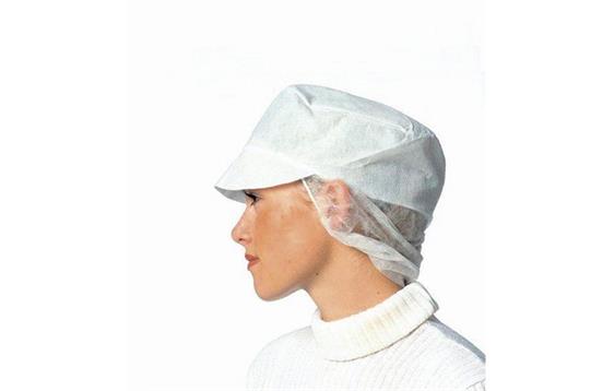 9427699 Granberg 210.0040 Snood-Cap GRANBERG hvit (1000) Engangs hodeplagg | Skyggelue | h&#229;rnett