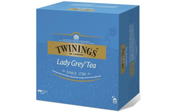 151683  122407 Te TWININGS Lady Grey (100) Kvalitetste fra kjente TWININGS