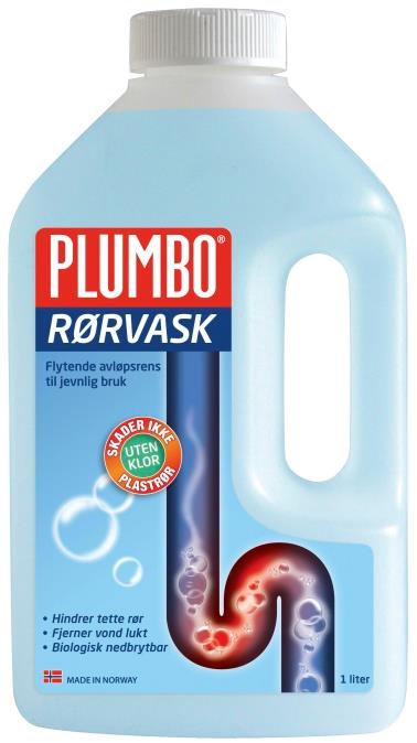 9431637  30043 Avl&#248;ps&#229;pner PLUMBO r&#248;rvask 1000ml 