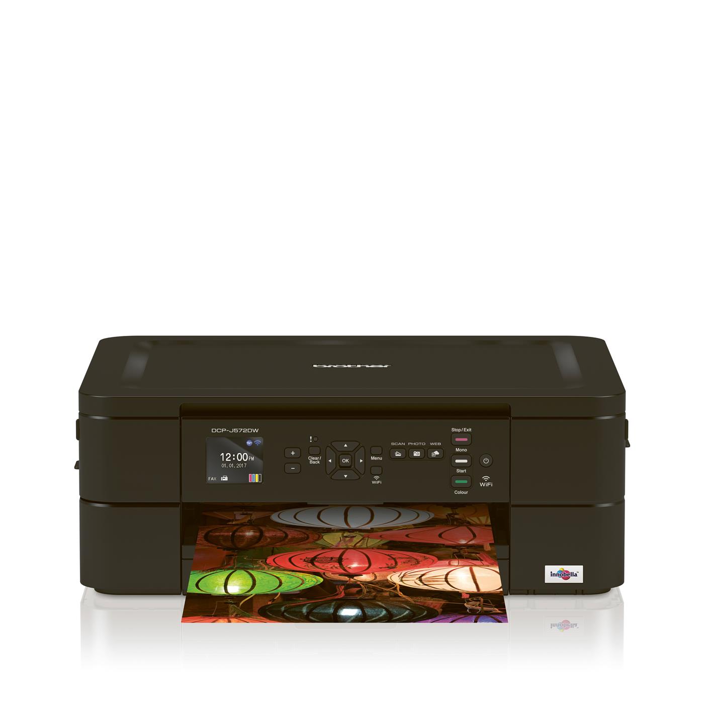 9425621 Brother DCPJ572DWZW1 Brother DCP-J572DW Inkjet Compact A4 A4  multifunksjonsmaskin ink-jet printer