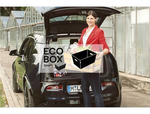 EcoBox Family matkasse Stor handlekurv med bærehåndtak 