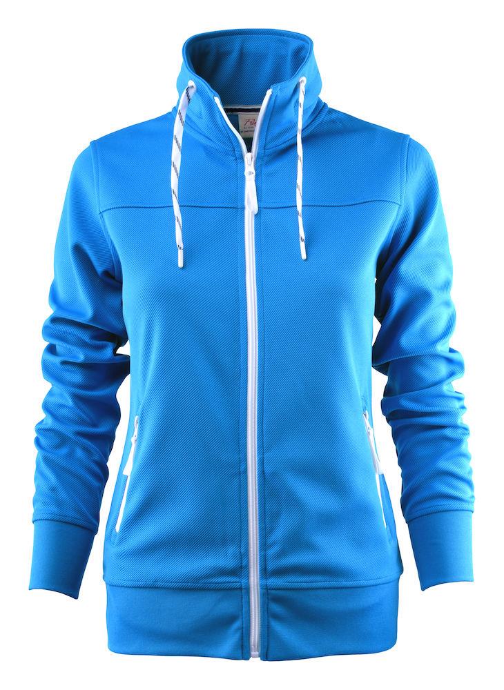 9427515 Printer Active Wear 2262037 JOG sporty polyesterjakke lys bl&#229; dame X-Small