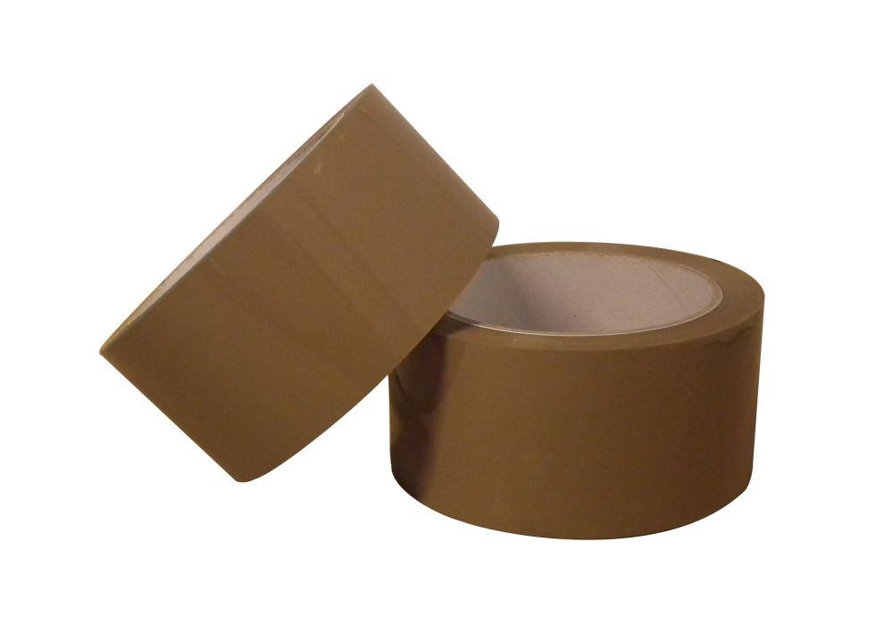 9425022  411022 Pakketape Akryl 50mm x 66m, Brun, 32my Hightack | Emballasjetape