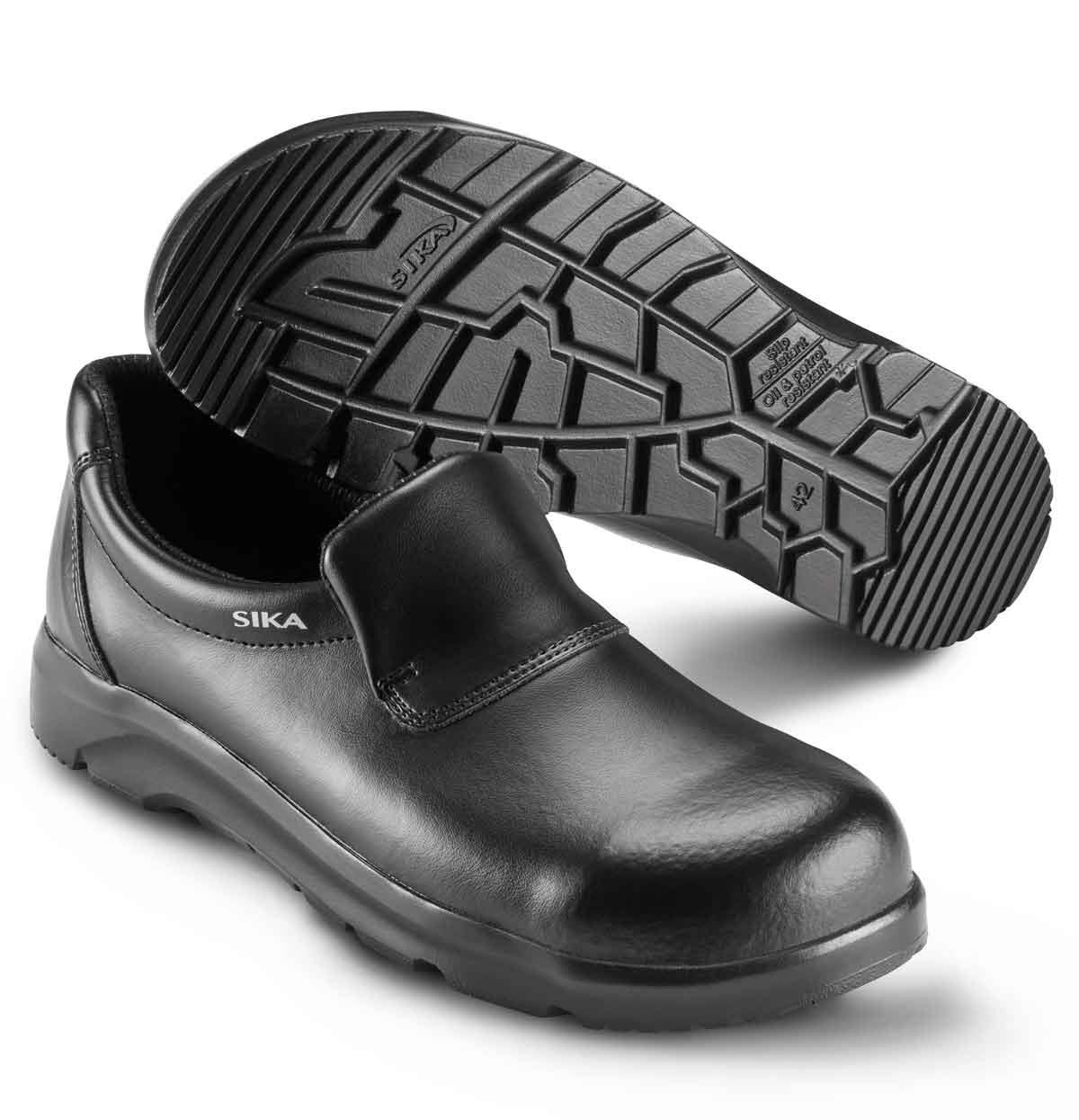 9427341 Sika Footwear 172111 Sika Optimax sko slipper sort med t&#229;vern St&#248;rrelse 35