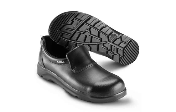 9427341 Sika Footwear 172111 Sika Optimax sko slipper sort med t&#229;vern St&#248;rrelse 35