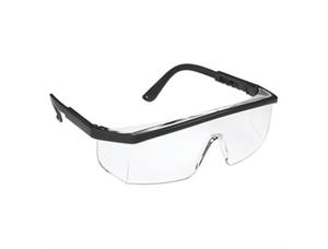 Sikkerhetsbrille Wraparound linse klar Vernebriller 