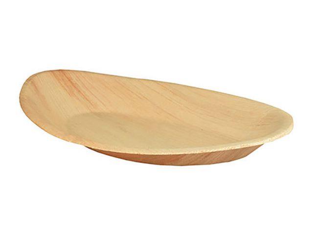 182450  85511 Tallerken PURE palme 26x17x2,5cm(25) Palmeblad | Milj&#248;vennlig