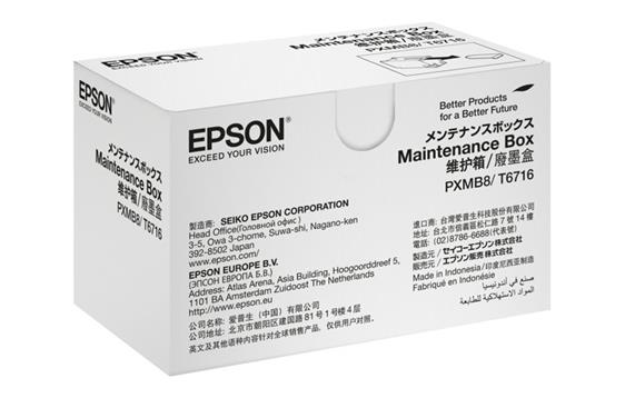 9425690 Epson C13T671600 EPSON WF-C5xxx/M52xx/M57xx Mainten. box Blekkvedlikeholdsboks Epson WorkforcePro