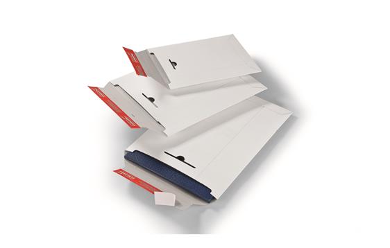 9429101  CP01201 Hvite konvolutter av kartong 170 x 245 x -30 | A5 | 53 gr. pr. stk.