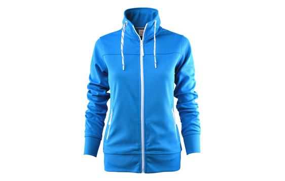 9427516 Printer Active Wear 2262037 JOG sporty polyesterjakke lys bl&#229; dame Small
