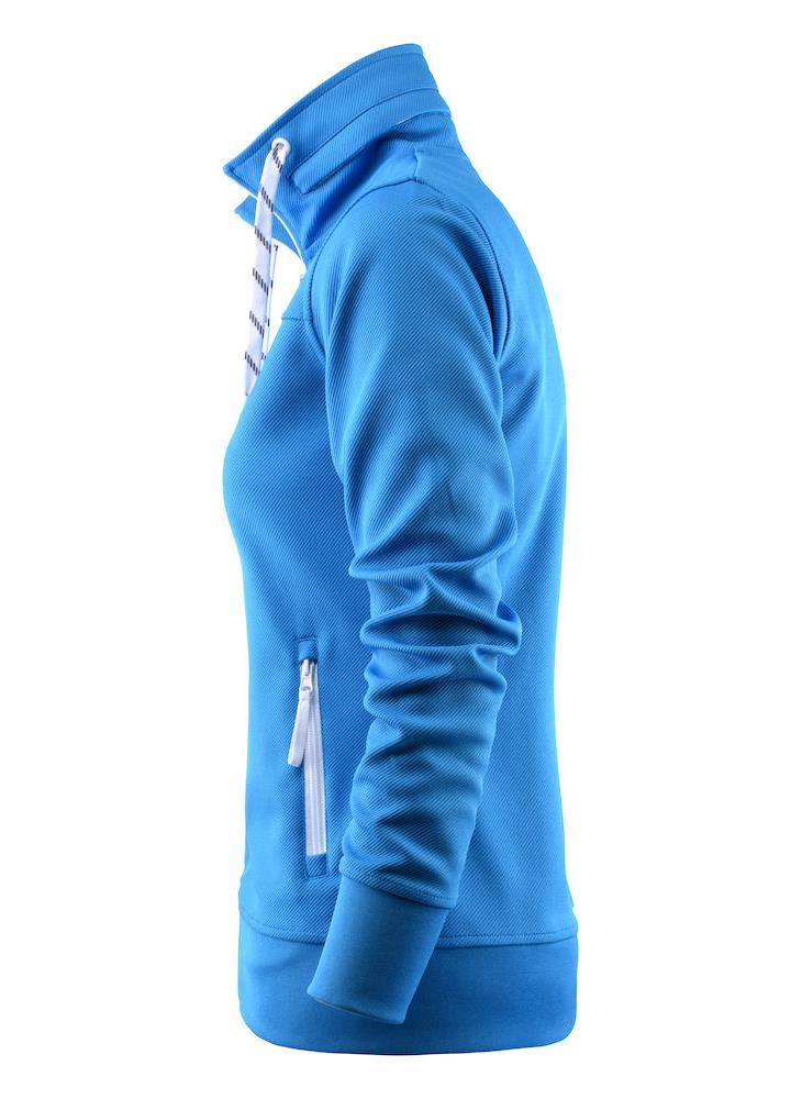 9427516 Printer Active Wear 2262037 JOG sporty polyesterjakke lys bl&#229; dame Small