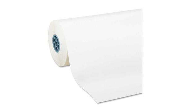 497025  POK75400 Polykraft papir med PE 40 cm bredde 5 kg innpakningspapir til kj&#248;tt og fisk
