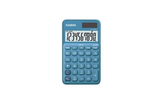 159785 Casio SL-310UC-BU Bordregner CASIO SL-310UC Bl&#229; Kalkulator | Lommeregner