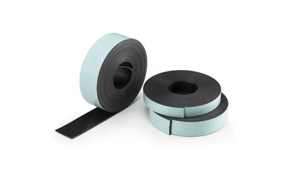 105077  7-186100 Magnettape LEGAMASTER 12,5mmx3m brun selvklebende