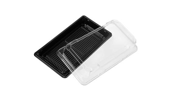 9432040 Paccor 187900 Sushibrett med lokk 171 x 91 x 50 mm 2 x 400 stk pr eske