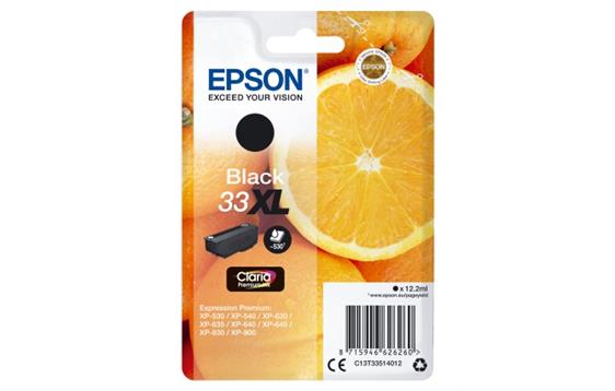 148050 Epson C13T33514022 Blekk EPSON 33XL C13T33514022 sort Blekkpatron | Sort