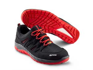 Elten Maddox Black-Red Low | Vernesko 