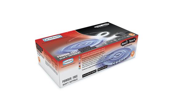 9431001 Granberg 114.628 Engangshansker Magic Touch Nitril sort Soft Nitrile™, pudderfri