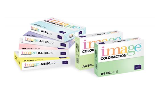 9428488   Image Coloraction Neon Oransje A4, 80 gr Farget kopipapir (500 ark pr pk)
