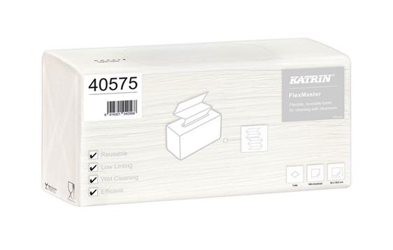 187829 Katrin 40575 Klut KATRIN FlexMaster Interfold (100) 1-lags non-woven klut