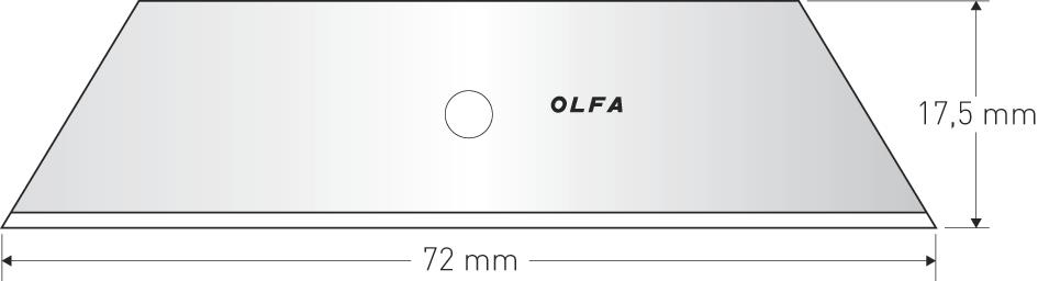 696355   Knivblad for Sikkerhetskniv SKB-2 (5) Olfa