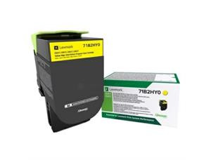 LEXMARK 3,5K Return Program Yellow Toner Gul toner til CS417dn, CX417de, CS517de 