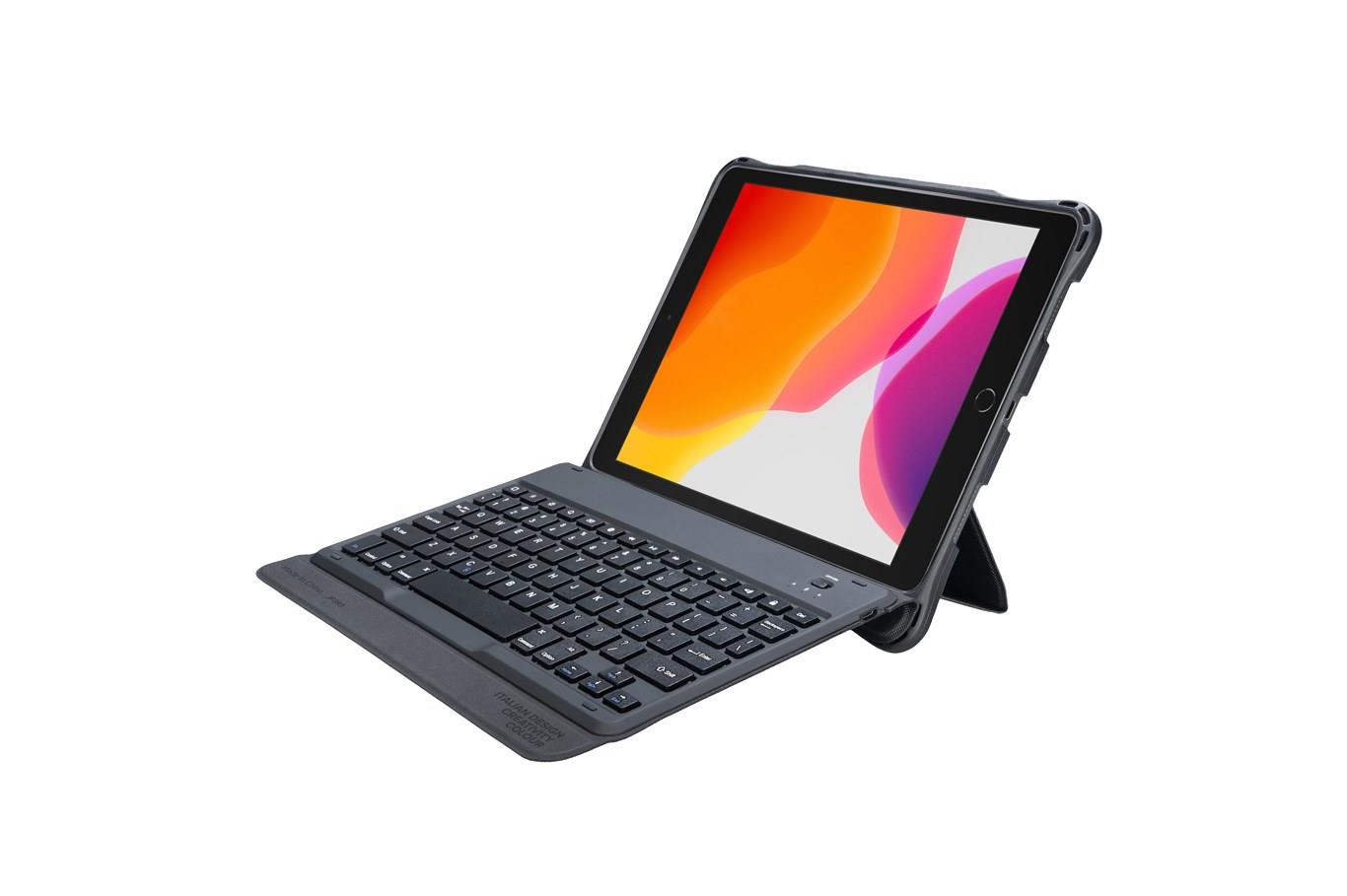 9431031 Tucano IPD102TAS-NC-BK Mappe med integrert tastatur Ipad 7th. g Ipad Generasjon 7