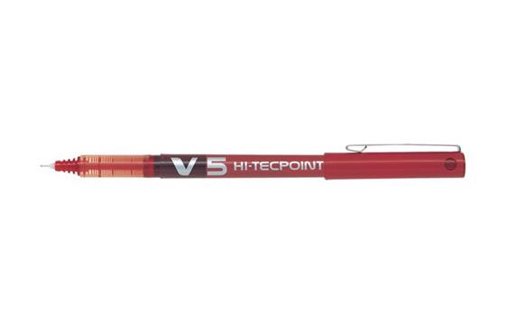 301352 Pilot 139032 Rollerpenn PILOT Hi-tecpoint V5 r&#248;d 