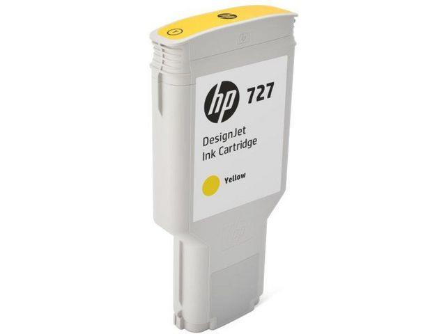 132483 HP F9J78A Blekk HP HPF9J78A, No727, gul Blekk til HP Designjet | H&#248;y kapasitet